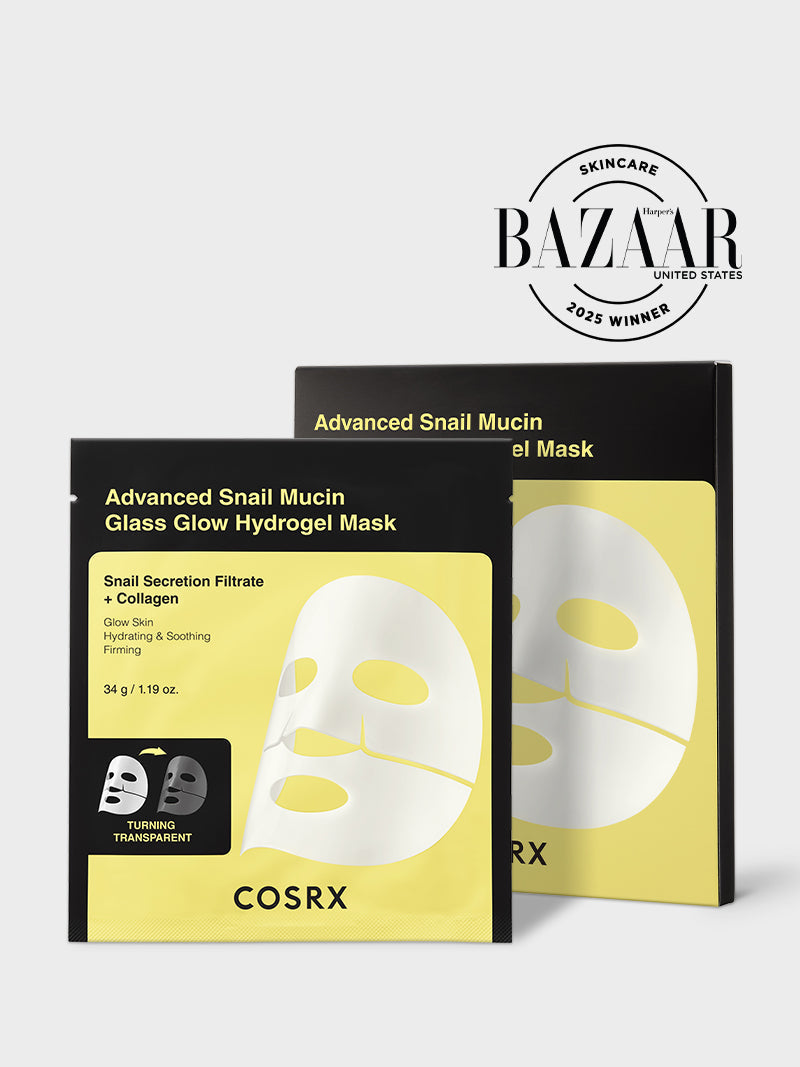 Advanced Snail Mucin Glass Glow Hydrogel Mask_3ea K7